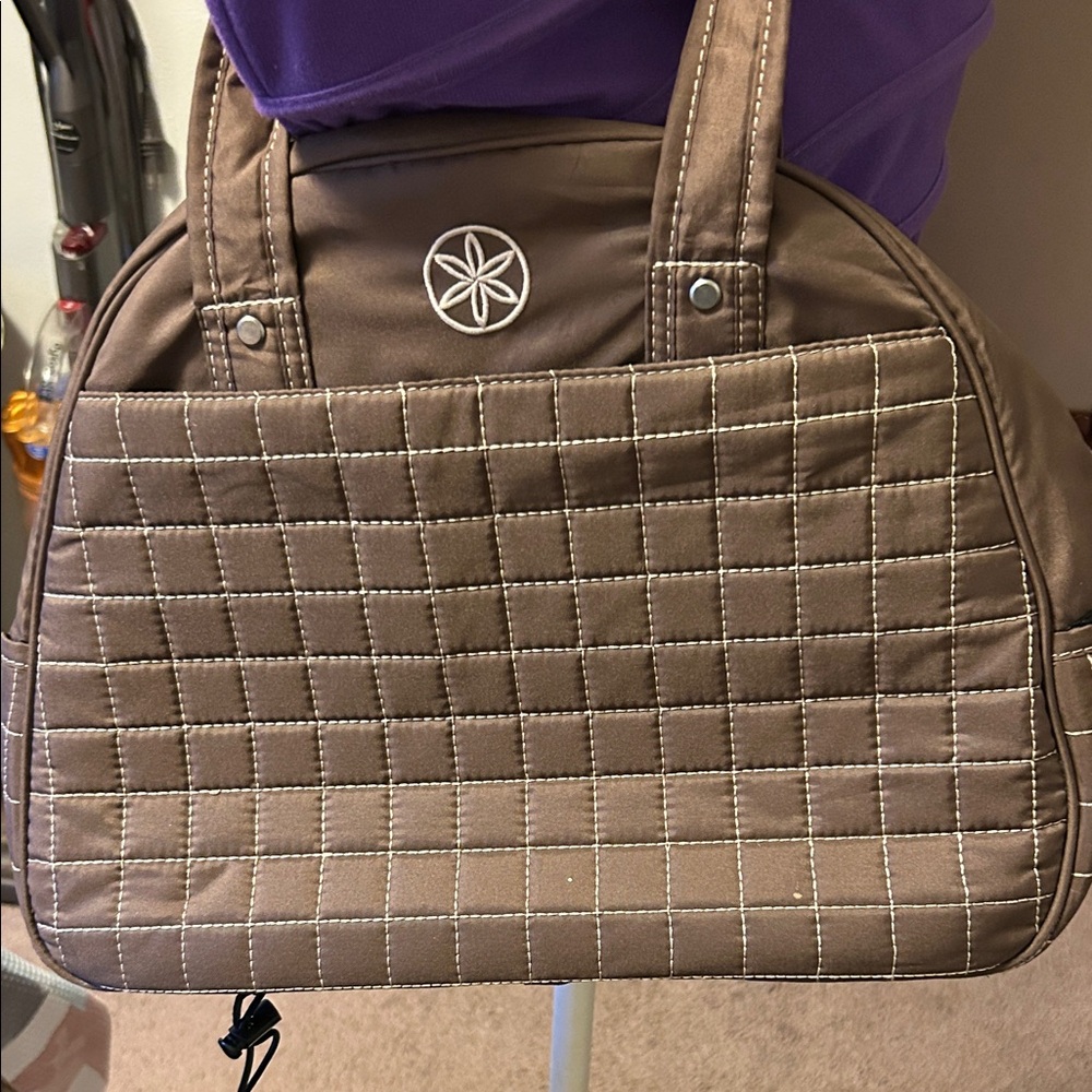 Brown Quilted Women's Bag